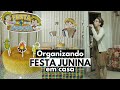 VLOG: Festa junina em casa, comidas típicas, karaokê e mais