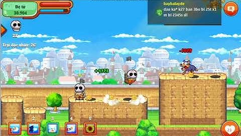 Ngọc rồng Online: clip đệ tử kéo sư phụ sc2  đi doanh trại