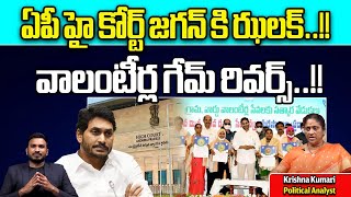 AP High Court Huge Shock To CM Jagan | Volunteers | AP Election 2024 | AP News | Wild Wolf Digital