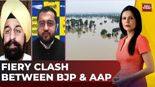 Watch The Fierce Debate Between BJP & AAP | Who Is Responsible For Delhi Floods ?