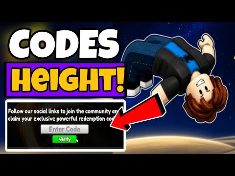 All* Secret *+1 Height Per Jump Codes | Codes for +1 Height Per Jump Roblox  2026