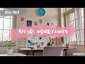 Desk Makeover & Tour | Aesthetic setup, Stationery organization | Aasthaetics