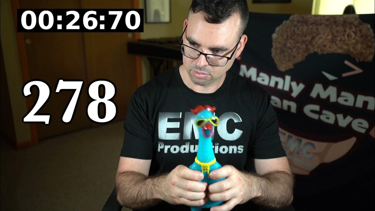 The Most Rubber Chicken Squeaks in 60 Seconds (world record) YouTube