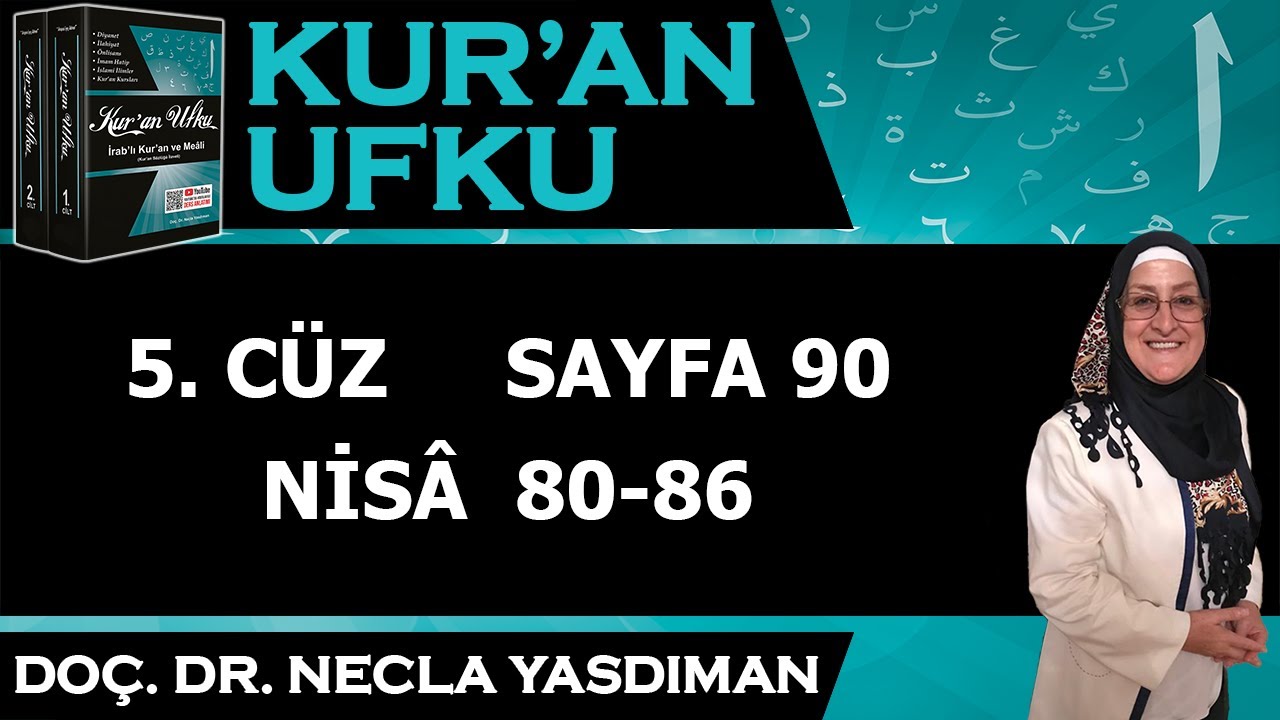 90 KURAN SAYFASI Kelime MealirbKsa Tefsiri NS 80   86 Necla Yasdman Kuran Ufku