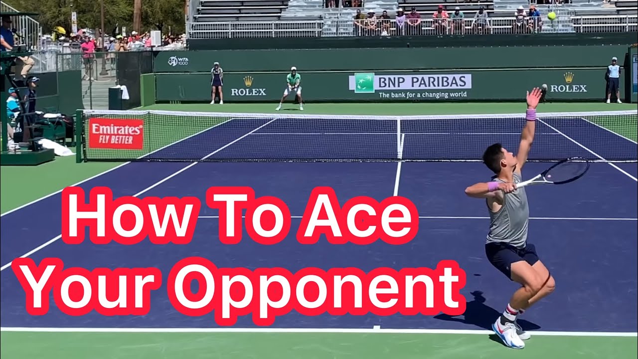 How To Hit A Slice Serve Ace (JJ Wolf Tennis Technique)