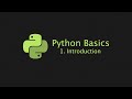 Python Basics (2023). 1. Introduction