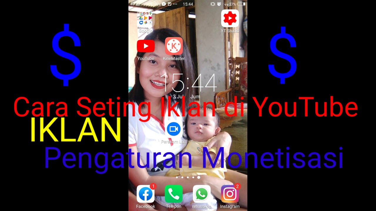 Tutorial, Cara Seting Iklan : Monetisasi di Akun Youtube Yt Studio
