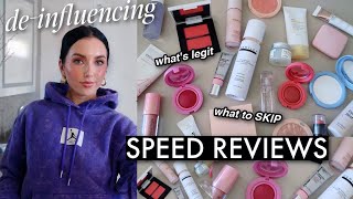 SPEED REVIEWS! what to save your $$$ on & some favs...