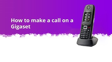How to make a call using a Gigaset