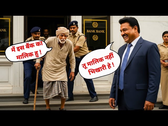 बैंक मैनेजर ने बुजुर्ग को बाहर निकाला | लेकिन जब सच्चाई सामने आई तो पैरों तले ज़मीन खिसक गई! - YouTube