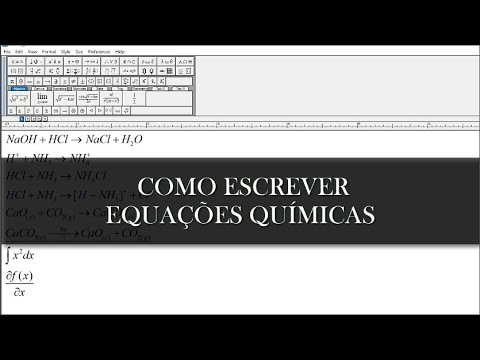 Vídeo: Como Compor Equações De Reação Em Química