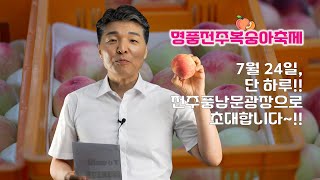 복숭아축제 홍보 영상
