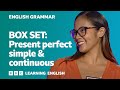 BOX SET: The present perfect tenses - 8 English lessons in 46 minutes!