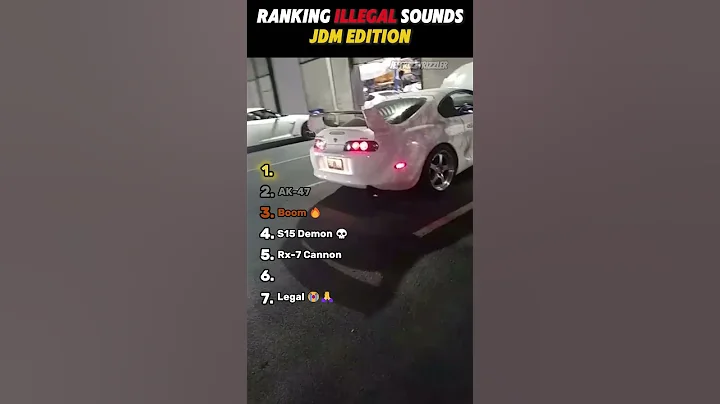 Top 7 Illegal JDM Sounds 🔥🚀