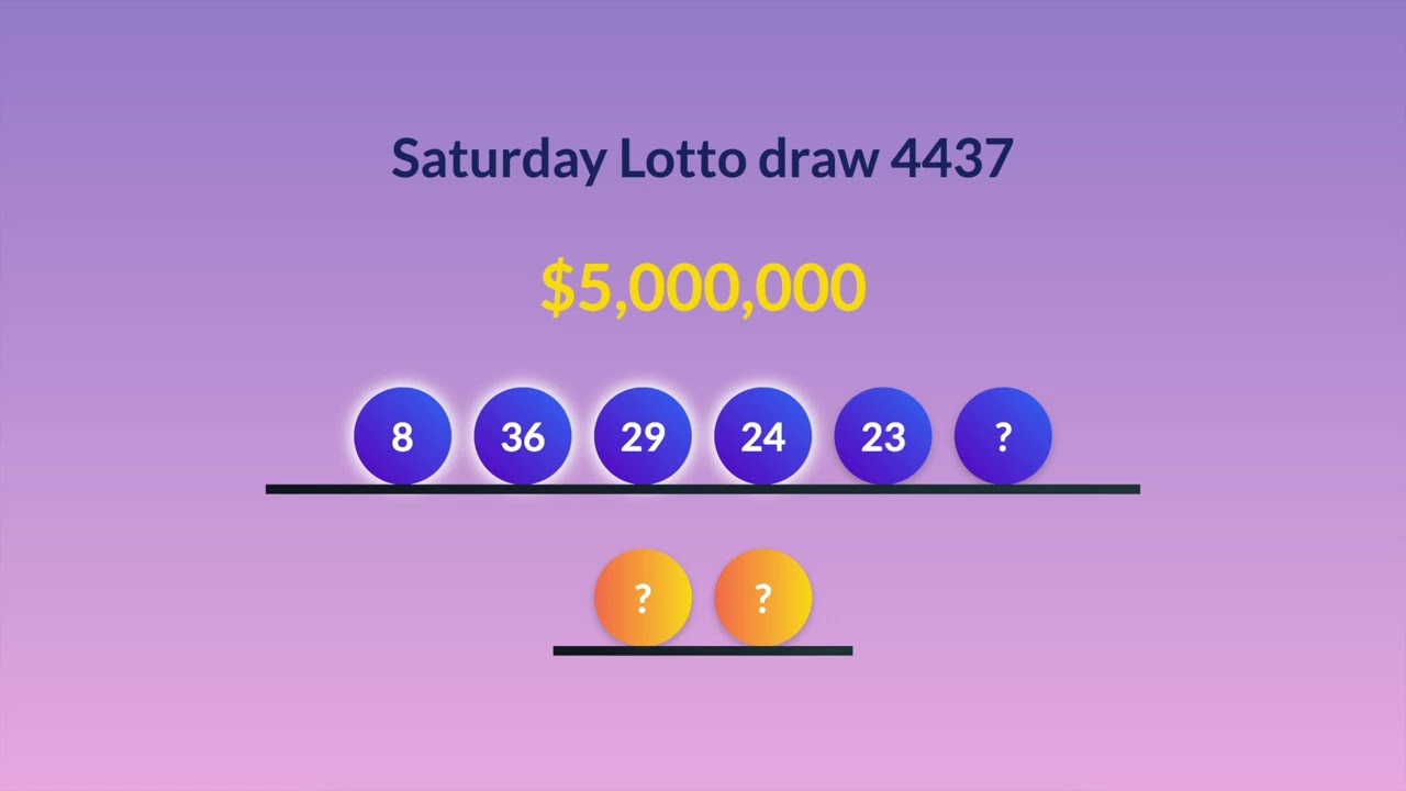 Saturday Lotto Draw 4437 results | 27 January, 2024