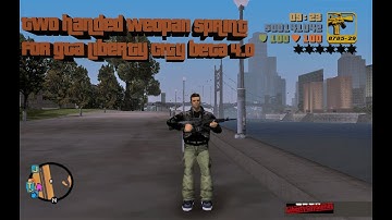 Testing GTA LCS Two handed weapons sprint in GTA Liberty City Beta 4.0 GTA3 on Vice City Engine.