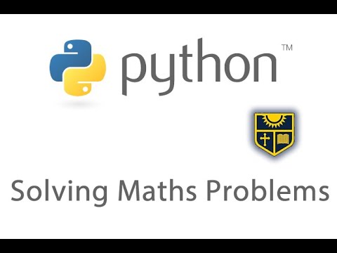 Using python for maths - YouTube