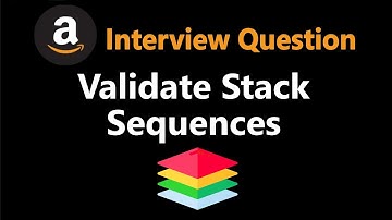 Validate Stack Sequences - Leetcode 946 - Python