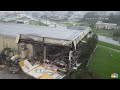 Hurricane Ida: Aerial Footage Shows Damage in Louisiana's Lafourche Parish