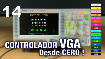 Cómo ejecutar Space Invaders con el Analizador Lógico. Controlador VGA desde cero