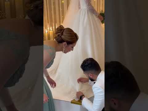 فستان العروسة اتشبك في حاجة غريبة اكسبلور