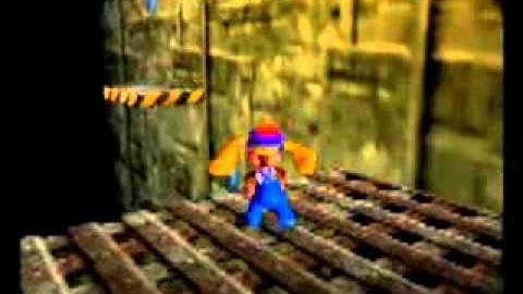 Donkey kong 64 walkthrough part 14 Frantic Factory( Tiny and Diddy Kong)