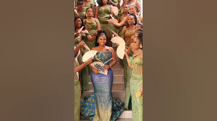 Gorgeous Bride And Her Bridemaids #lovely #ghanaweddings #ghanabride #viral #trending #classy