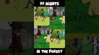1 DAY vs 99 Nights in the forest roblox avatar world #funny #animation #memes #avatarworld #roblox
