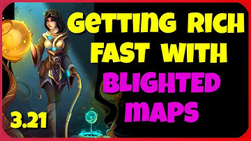 [POE 3.21] Blighted maps rain currency | 2.8 divines per hour | Path of Exile Crucible League
