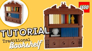 Decorative LEGO Bookshelf Anyone Can Build! Tutorial