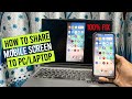 How to Share/mirror Mobile Screen on Laptop/PC Windows 11 | Cast  Mobile display live