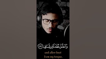 رب اشرح لي صدري ويسر لي امري { قارئ انس محمد}