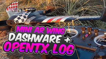 OpenTX Log Dashware Telemetry Visualisation from Mini AR Wing