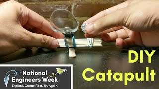 Diy Popsicle Stick Catapult Steam Challenge For Kids