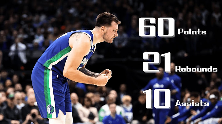 Luka Dončić Triple Double Counter | Legendary 60-Point Night!