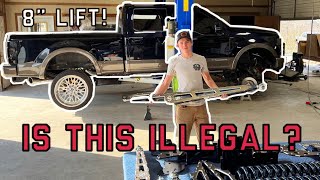 Installing A 8 Stryker Floating Cradle Lift Kit On My 2022 F-350 King Ranch