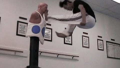 Taekwondo Jump Double Front Kick Tutorial  | TaekwonWoo How to