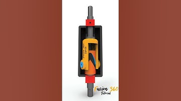 Barrel Cam Mechanism #cad #engineering #solidworks #mechanism #fusion360 #mechanical #3d