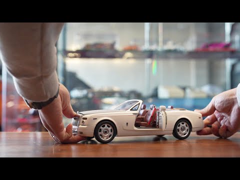 rolls-royce-phantom-drophead-coupe-1:18-diecast-by-kyosho-model-car[asmr]