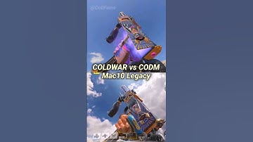 Mac10 Legacy CODM vs COLDWAR 😏