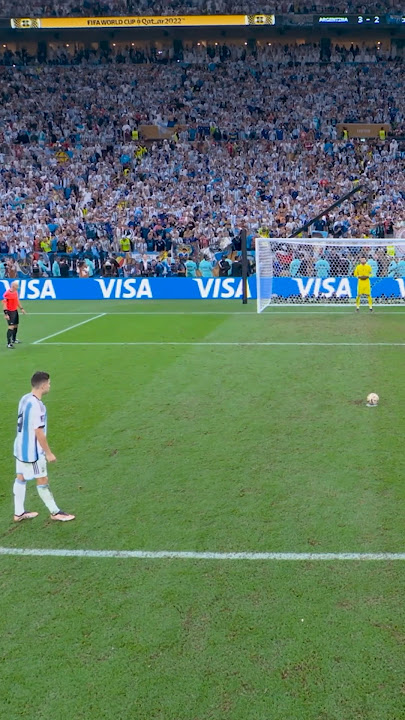 The moment when Argentina won the World Cup