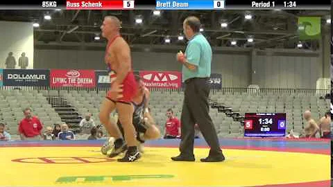 D Division 85KG - Russ Schenk vs. Brett Deam