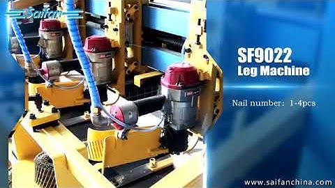 SF9022 Block Pallet leg nailing machine