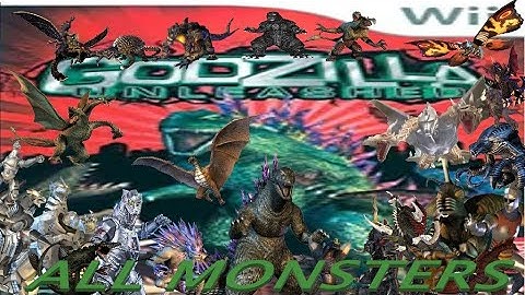 GODZILLA UNLEASHED | ALL MONSTERS | Wii | PS2 *OVER 27 CHARACTERS*