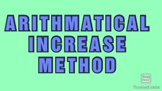 Famous Arithmetical Increase method | Population forecasting | Environmental engg|Public Health engg Wealth