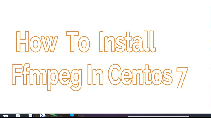 How To Install Ffmpeg In Centos Server|