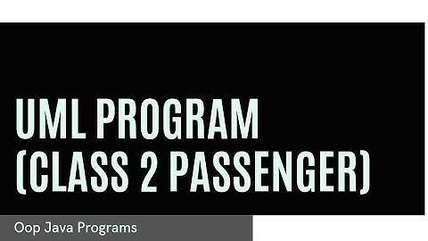 Uml Program of Flight Time Passenger in OOP Java - Coding Future