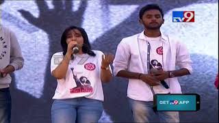 JanaSena Party Theme Song at JanaSena Formation Day MahaSabha || Pawan Kalyan || Guntur - TV9