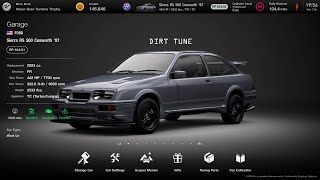 [Gran Turismo 7] Sierra RS500 cosworth'87 dirt tune