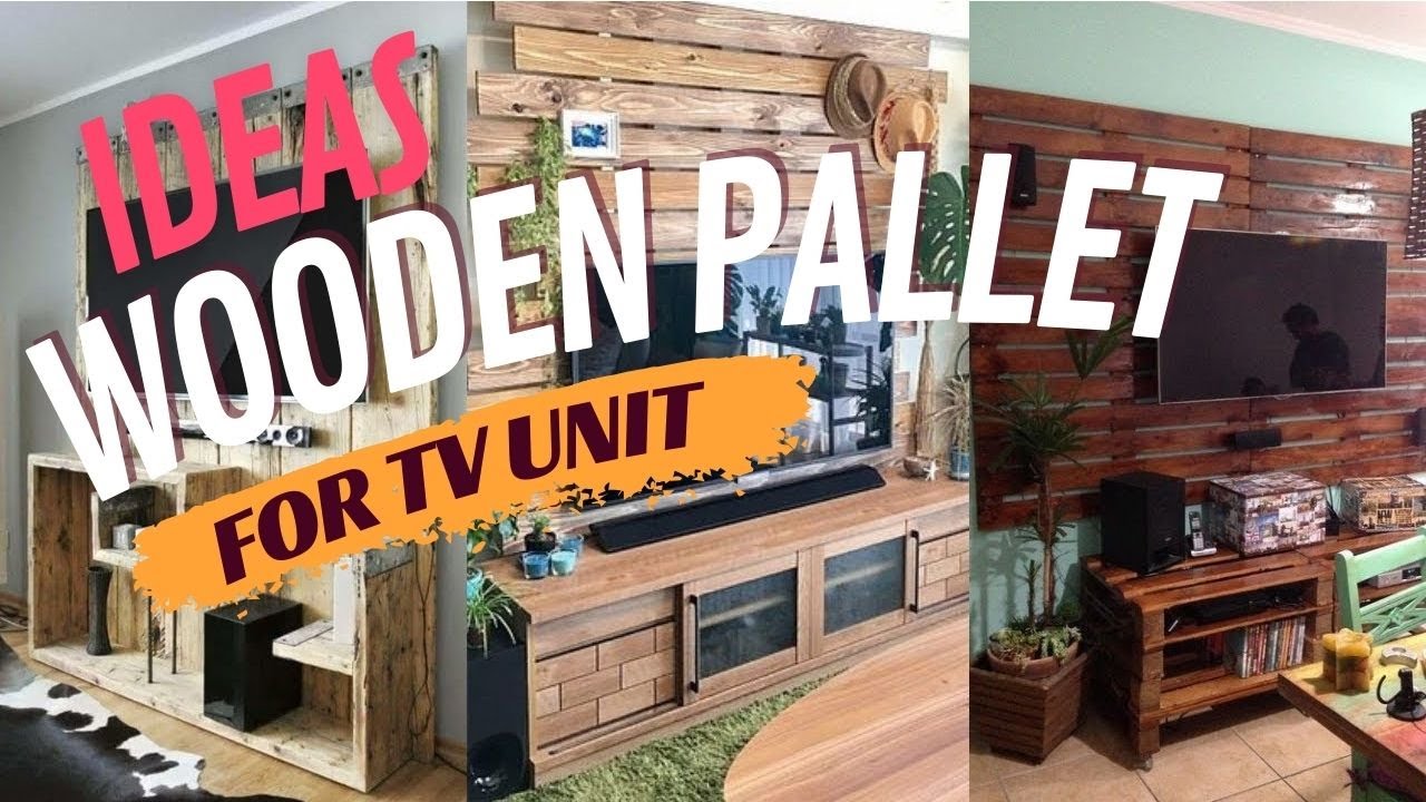 Wooden Pallet Tv Unit Ideas. Design And Diy Pallet Tv Stand. - Youtube